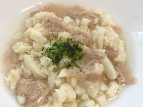 【離乳食】高野豆腐とツナの煮物